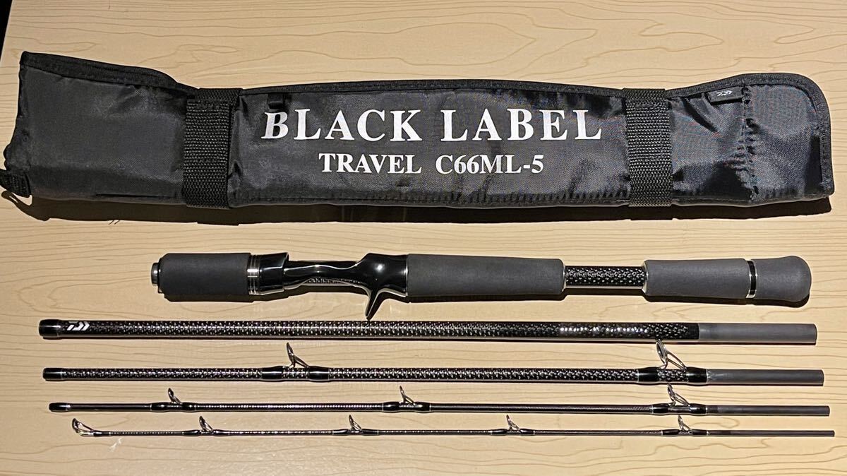 ダイワブラックレーベルトラベルC66ML-5 DAIWA BLACK LABEL ダイワブラックレーベルトラベルC66ML-5 DAIWA BLACK LABEL