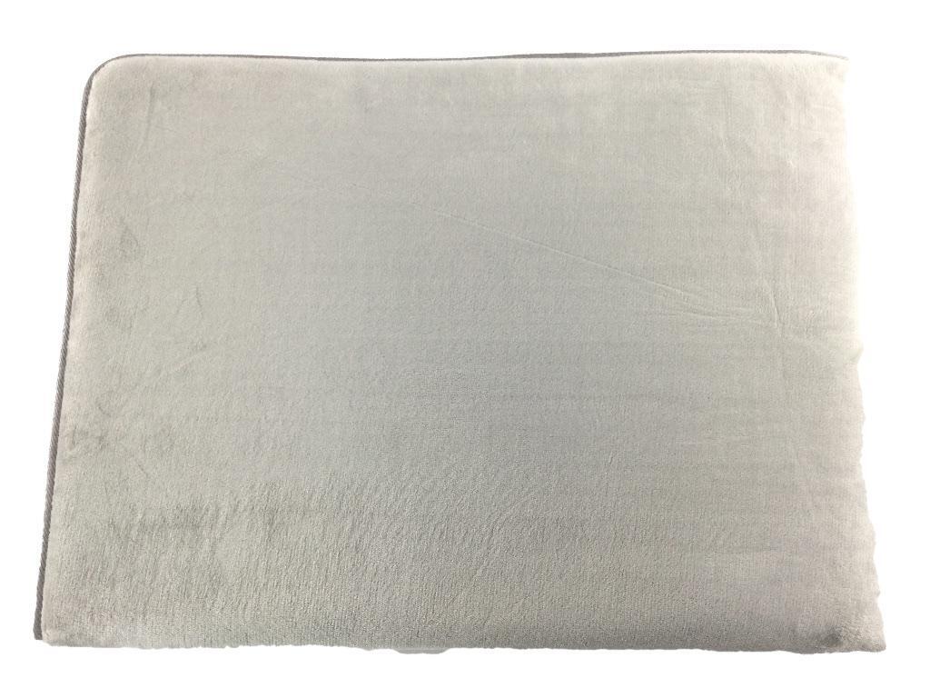 ボアラグ ウレタン入 ホットカーペット 床暖房 こたつ敷きOK 滑りにくい加工 0.8畳 90x130cm 20mm ライトグレー