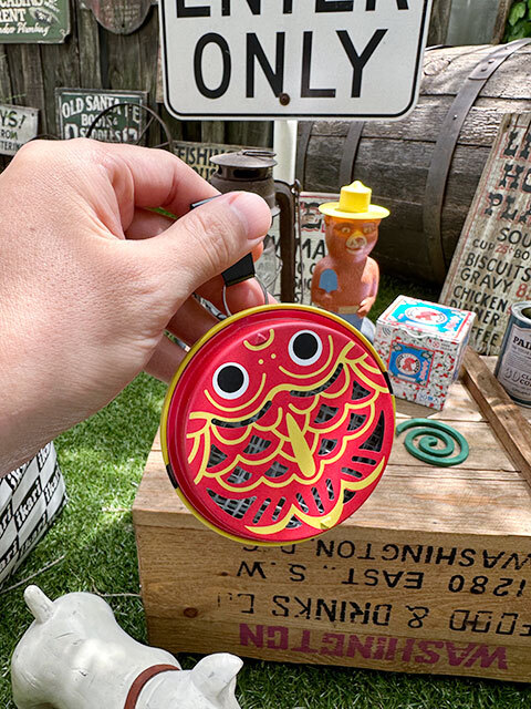 金魚　ポータブル蚊遣り　（小さいサイズ）　単品　携帯　吊り下げ　蚊取り線香ホルダー　ミニ蚊遣り　■　アメリカン雑貨　アメリカ雑貨