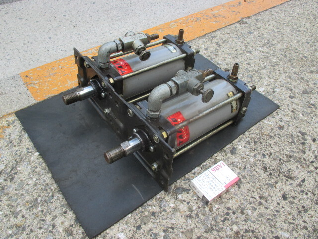 ｕ257★ＴＡＩＹＯ　エアーシリンダー　寸法100∮×150ｓｔ　×2個　ジャンク品！