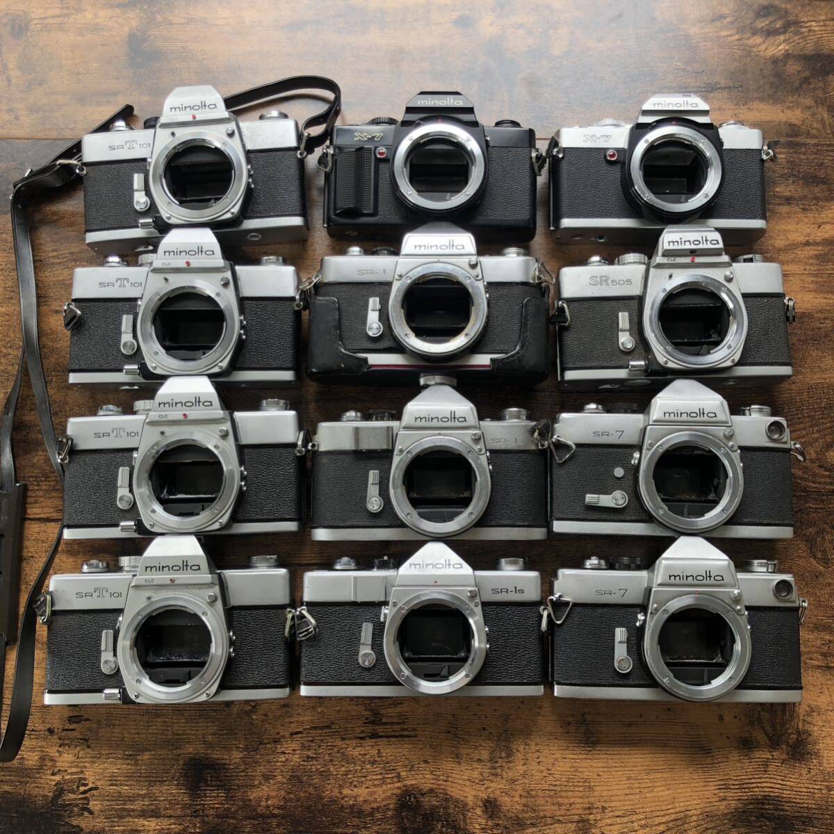 まとめ フィルムカメラボディ 12個 セット ミノルタ X-7 SRT101