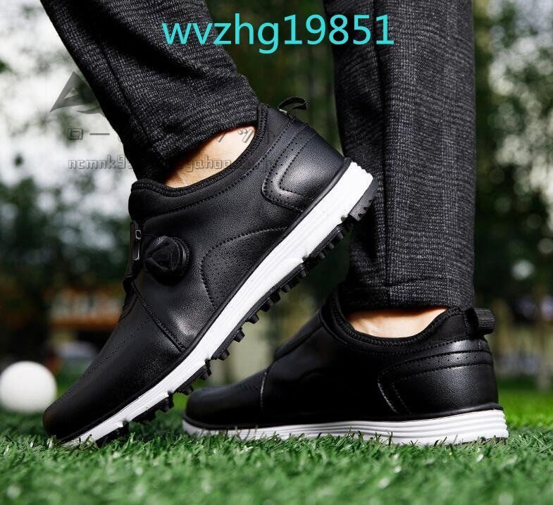  golf shoes men's sneakers strong grip spike shoes soft spike outdoor f shoes *5 color /25cm~27.5cm size selection /1 point 