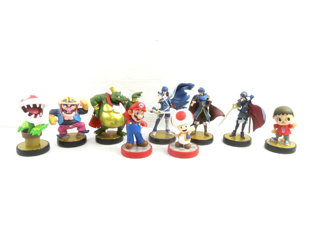 ♪amiibo アミーボ スマブラ & マリオシリーズ 9種セット マリオ キノピオ マルス クロム むらびと  など♪中古品(テレビゲーム)｜売買されたオークション情報、Yahoo!オークション(旧ヤフオク!) の商品情報をアーカイブ公開 -  オークファン（aucfan.com）