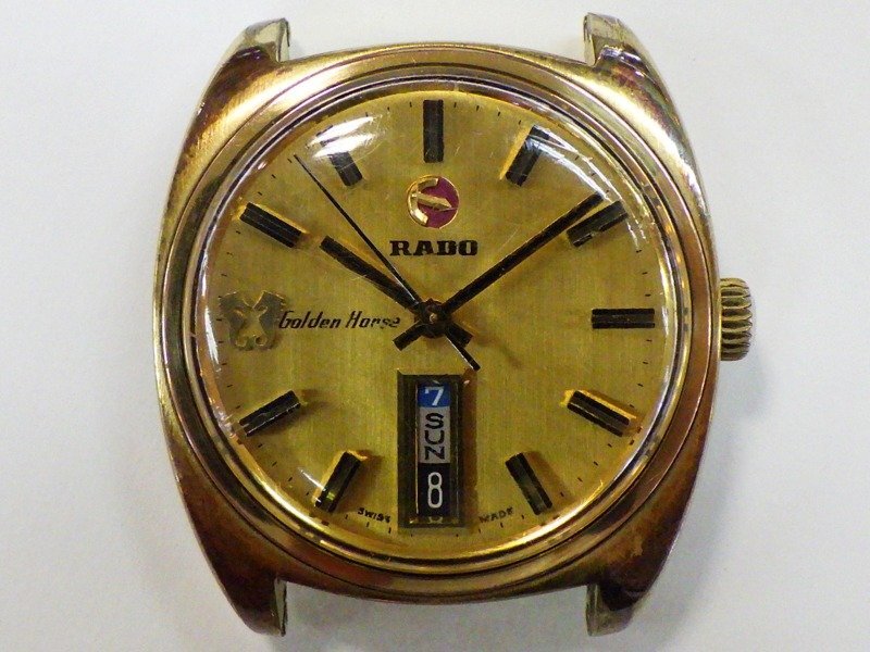 ■ RADO / ラドー ■ 11817　ゴールデンホース　メンズ　ゴールド　デイデイト　自動巻き ■ ジャンク