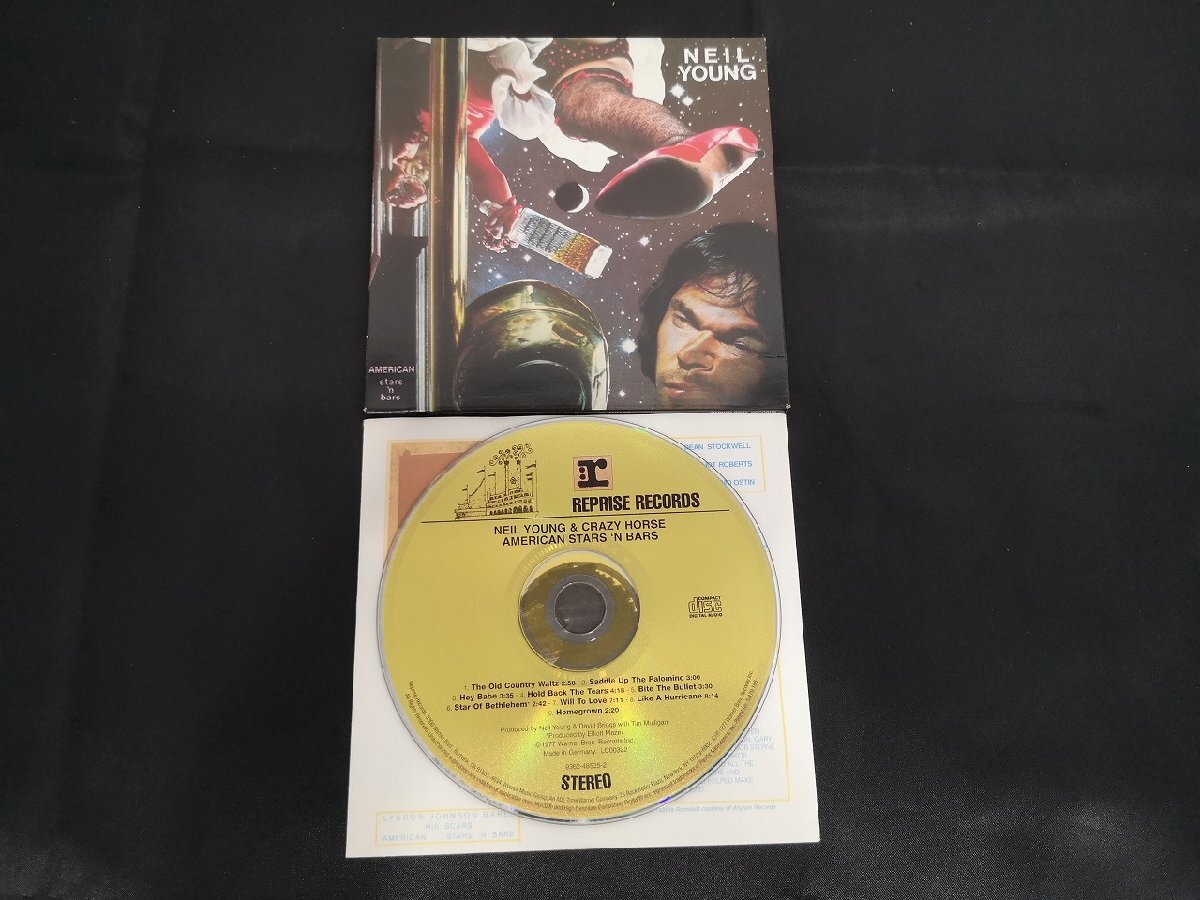 ■3點(diǎn)以上で送料無(wú)料!! CD/洋楽/USA盤(pán)/REPRISE RECORDS/9362-48525-2/NEIL YOUNG/American Stars'n Bars/紙ジャケ/ m0o1286-10
