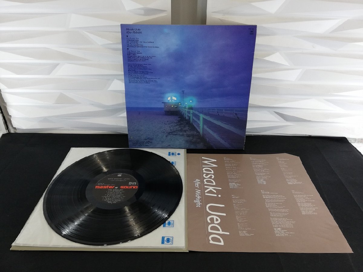 【ハイブリッド洗浄】レコード/LP/CBS/SONY/30AH 1615/上田正樹/After Midnight/アフター?ミッドナイト【3點以上で送料無料!! 】m0o7167