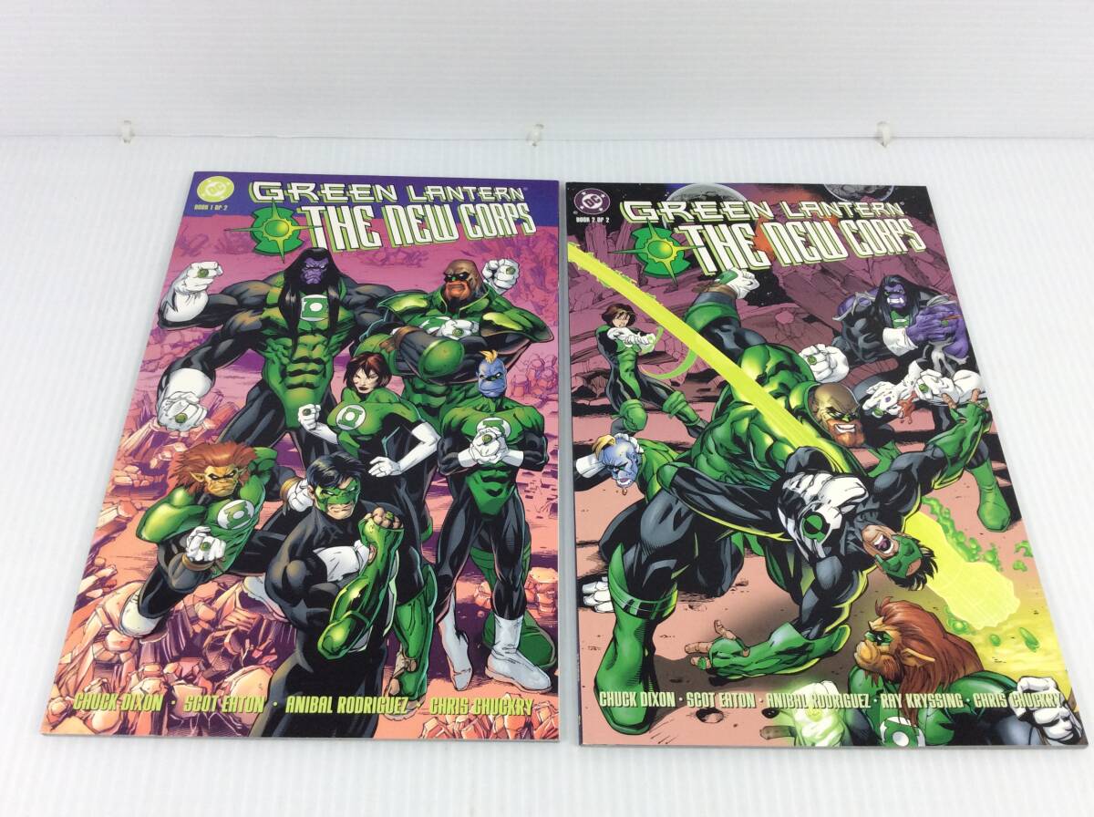 DC Green Lantern THE NEW CORPS зеленый фонарь No.1*2 2 шт. комплект American Comics иностранная книга [D-06]