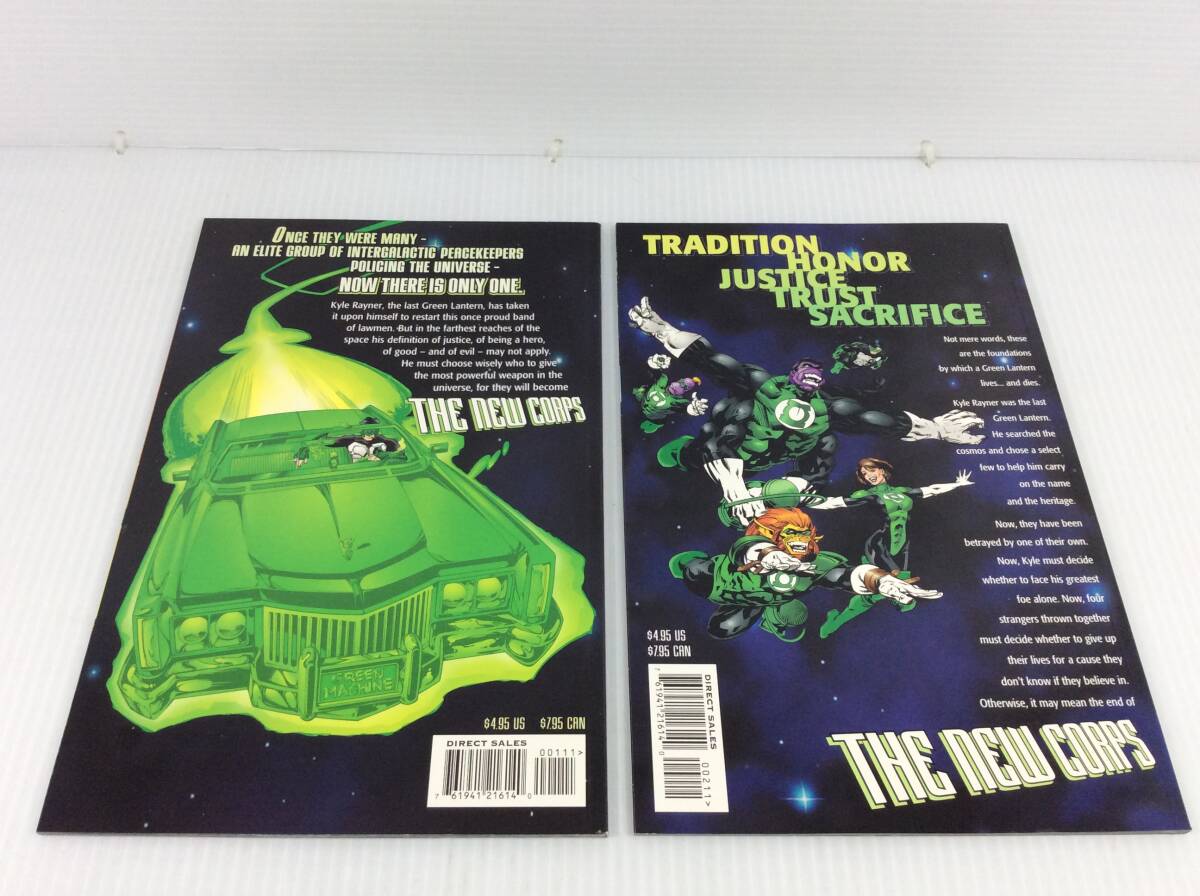 DC Green Lantern THE NEW CORPS зеленый фонарь No.1*2 2 шт. комплект American Comics иностранная книга [D-06]