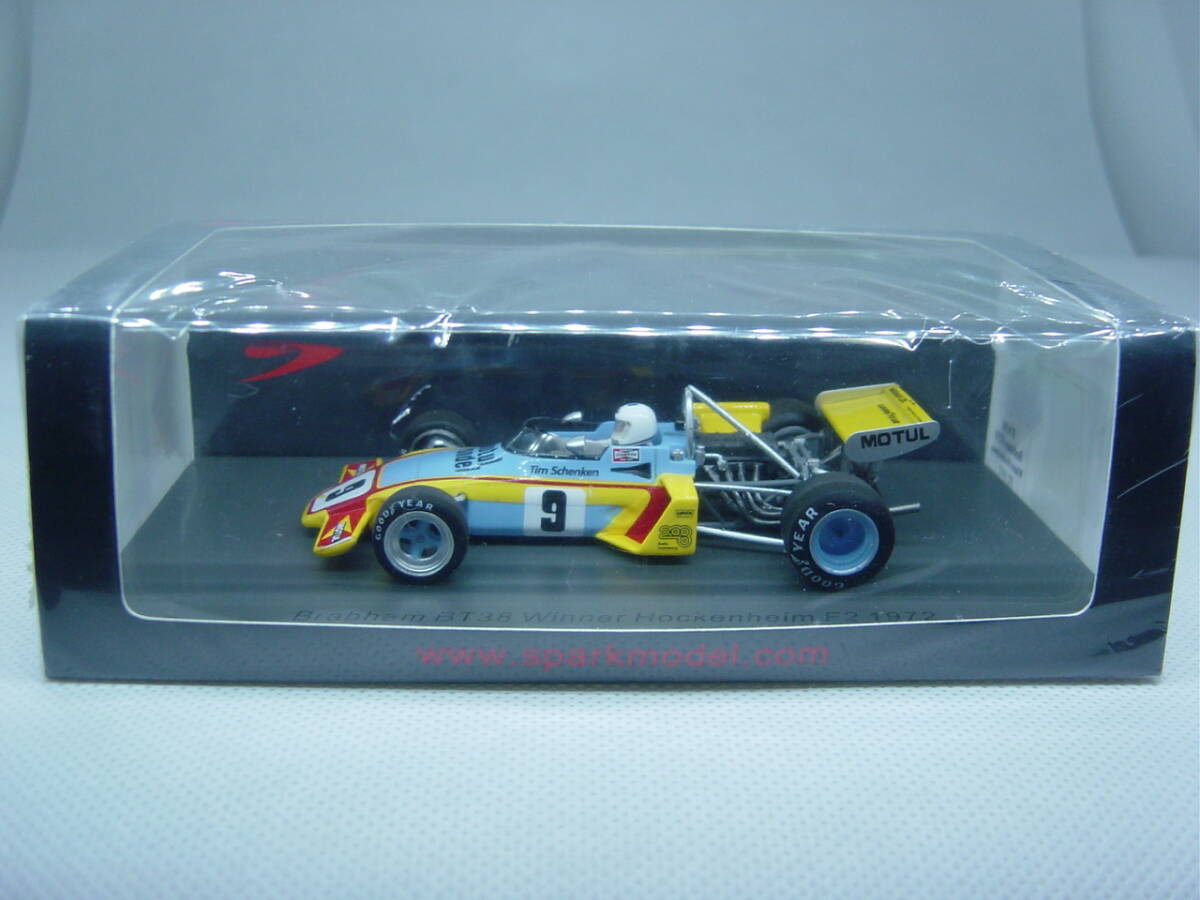 spark 1/43 Brabham BT38 Winner Hockenheim F2 1972 #9 T.Schenken ブラバム ティム・シェンケン ホッケンハイムリンク