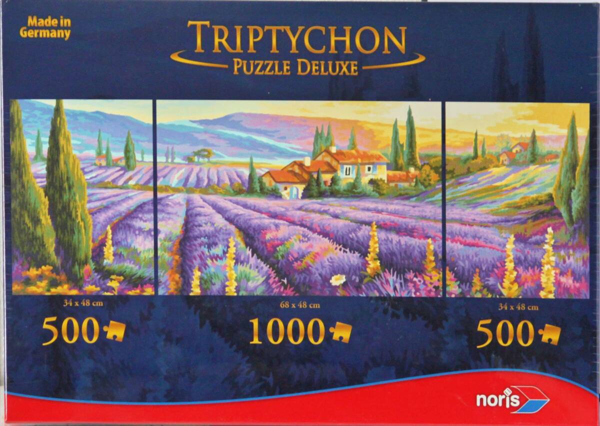 TRIPTYCHON LAVENDER FIELDS 2000ピース ( 1000ピース＋500ピース＋500ピース )