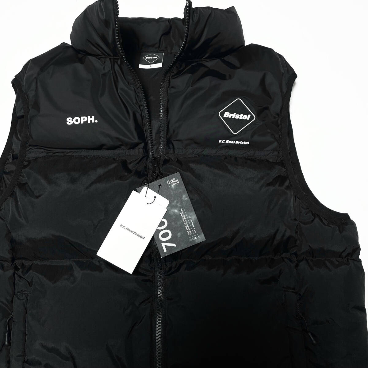 23-24AW新品L黒F C Real BristolダウンDOWN VESTベストFCRB 23-24AW新品L黒F C Real BristolダウンDOWN VESTベストFCRB