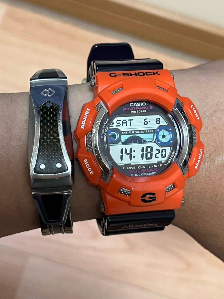 casio G-SHOCK ジーショック　イルクジ&ガルフマン　タイドグラフ CASIO G-SHOCK 希少 イルクジ ソーラー電波モデル タイドグラフ