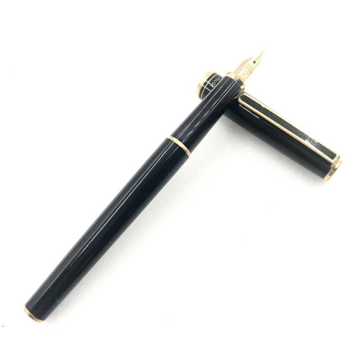 PILOT パイロット 万年筆 ペン先14K-585 太さF 日本製 ブラック PILOT パイロット 万年筆 ペン先14K-585 太さF 日本製 ブラック
