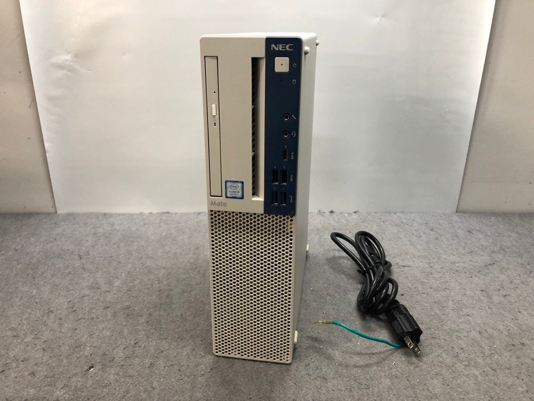 【NEC】Mate MB-5 PC-MKM30BZG5 Corei5-9500 メモリ8GB SSD256GB NVMe DVDマルチ Windows10Pro 中古デスクトップパソコン