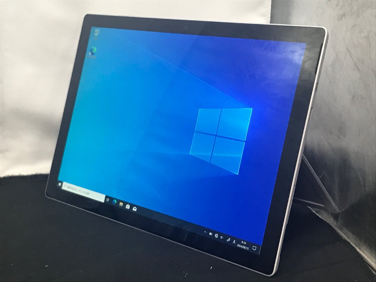 ジャンク【Microsoft】Surface Pro5 1807 Corei5-7300U 8GB SSD256GBNVMe Windows10Pro 12.3インチ 中古タブレットPC タイプカバー端子不良