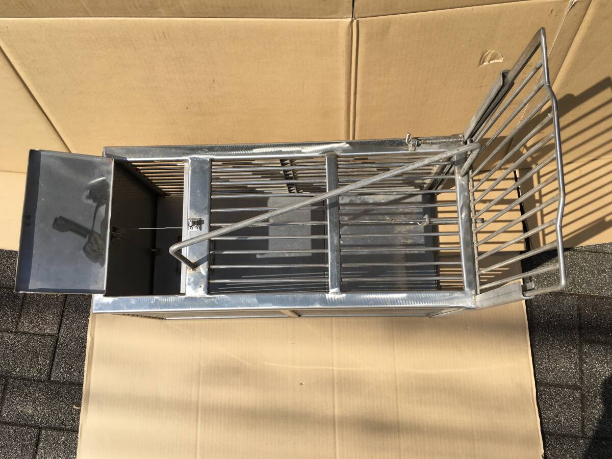 捕獲器 アニマルトラップ/猫 小動物/ステンレス製/檻サイズ 捕獲器 アニマルトラップ/猫 小動物/ステンレス製/檻サイズ