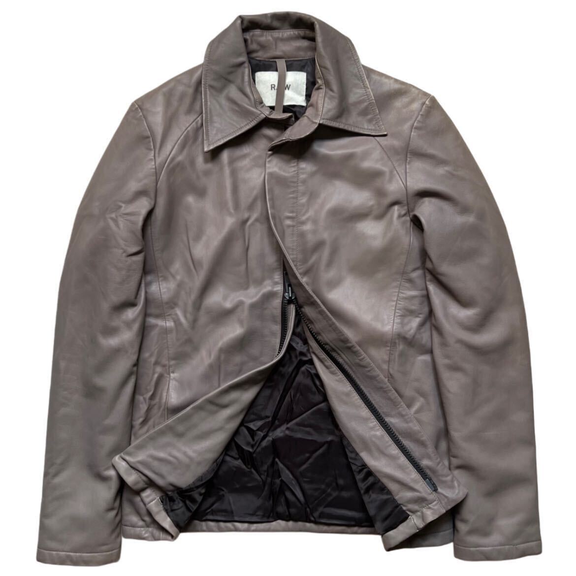Rare 00s RIP VAN WINKLE sheep skin leather jacket Japanese label archive collection Rick Owens Ann Demeulemeester 希少