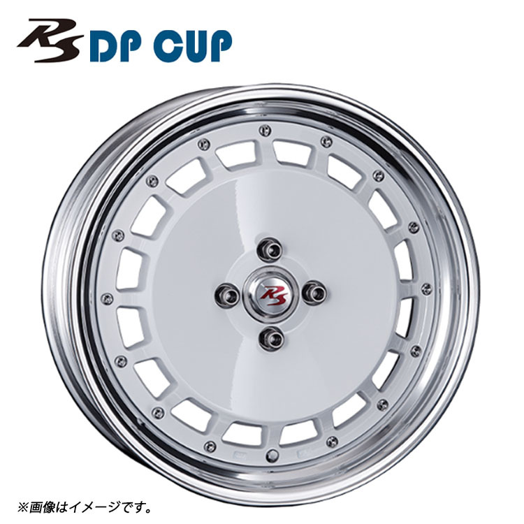 送料無料 クリムソン RS DP CUP 2PIECE S-Low Disk 8J-17 +53~16 4H-100 (17インチ) 4H100 8J+53~16【4本セット 新品】