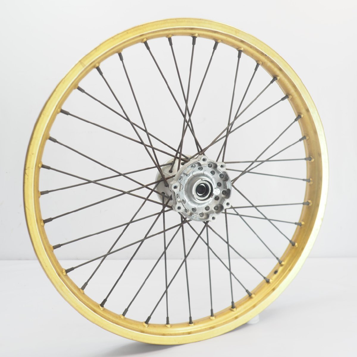 セロー225W フロントホイール 4JG ホイール ゴールド 21x1.60 225WE serowカモシカ林道トレール wheel ハブ リム スポーク