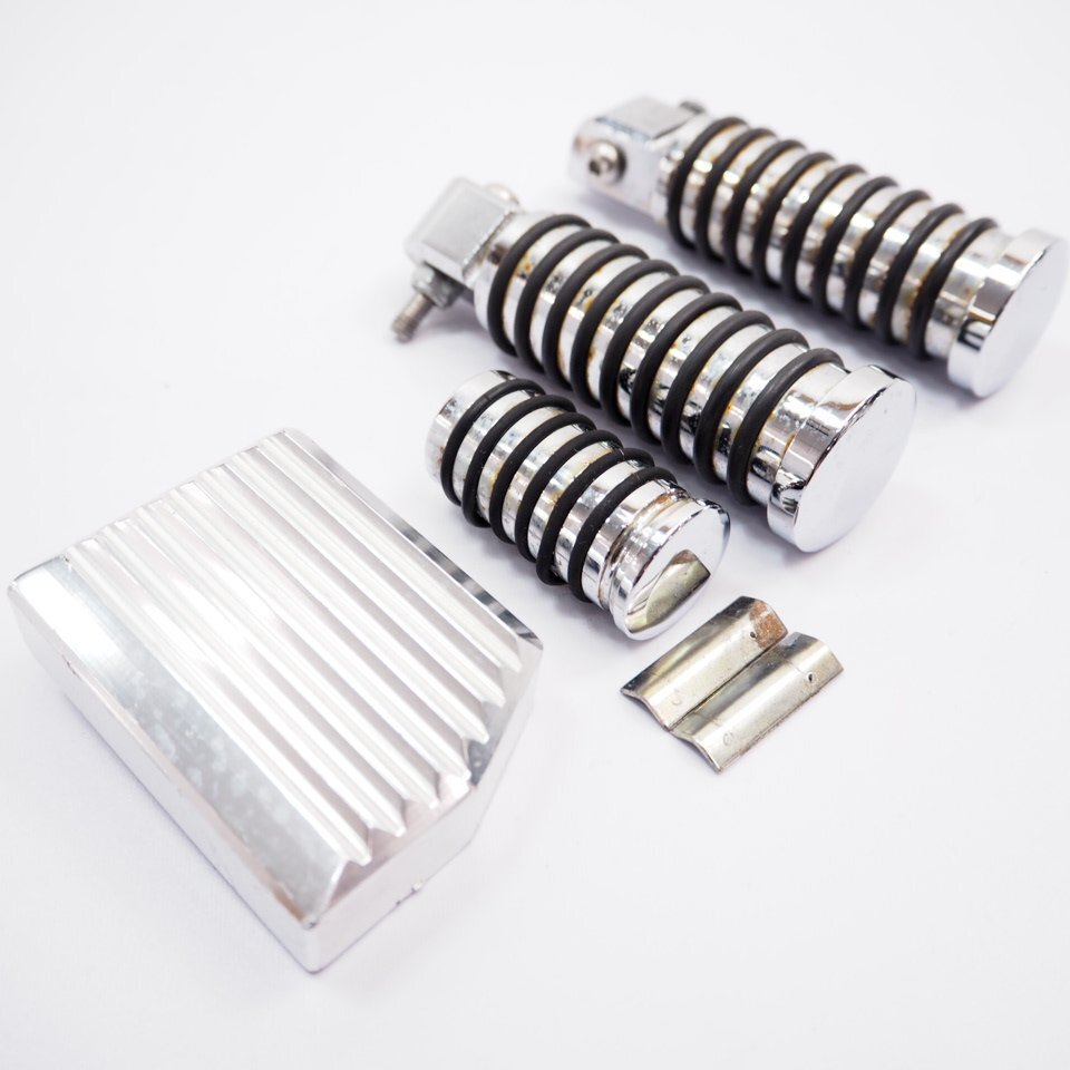 スティード400 NC26-1204 93年外しハリケーン フットペグ TYPEⅠシフトペグTYPEⅠブレーキペダルカバー 88-97年ステップ