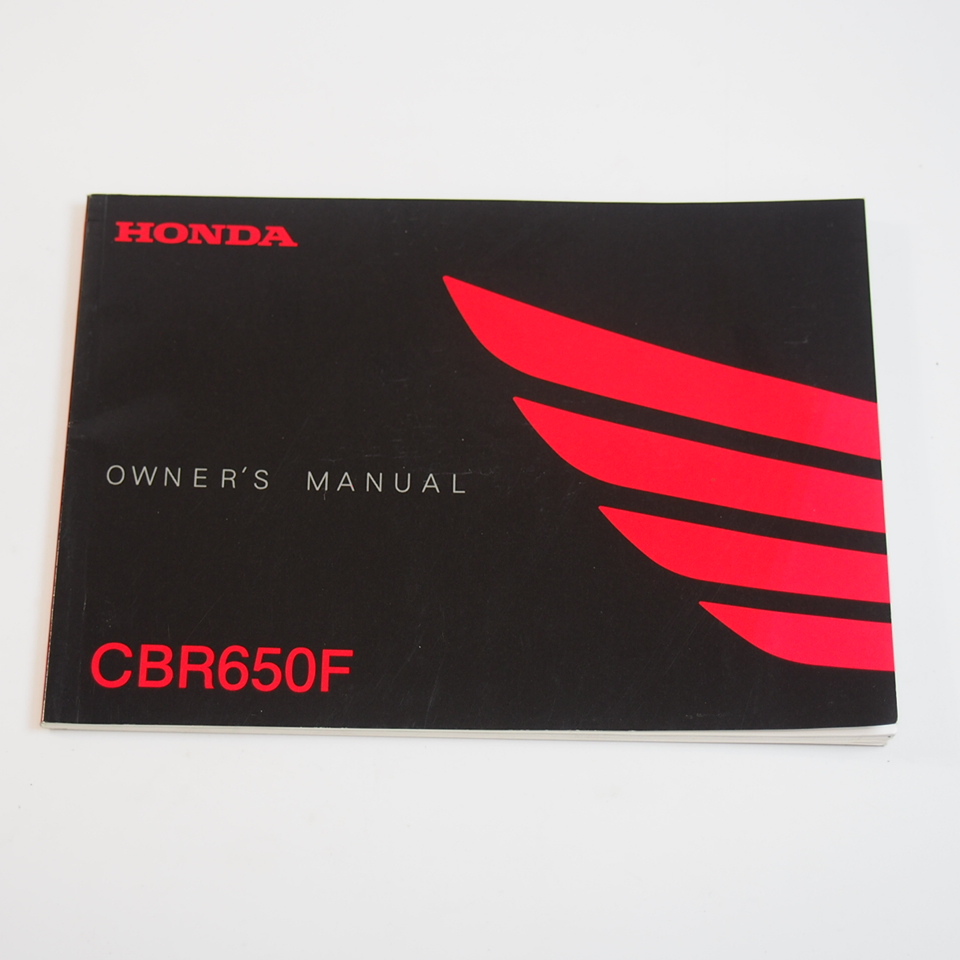 CBR650F инструкция для владельца RC83 Honda HONDA