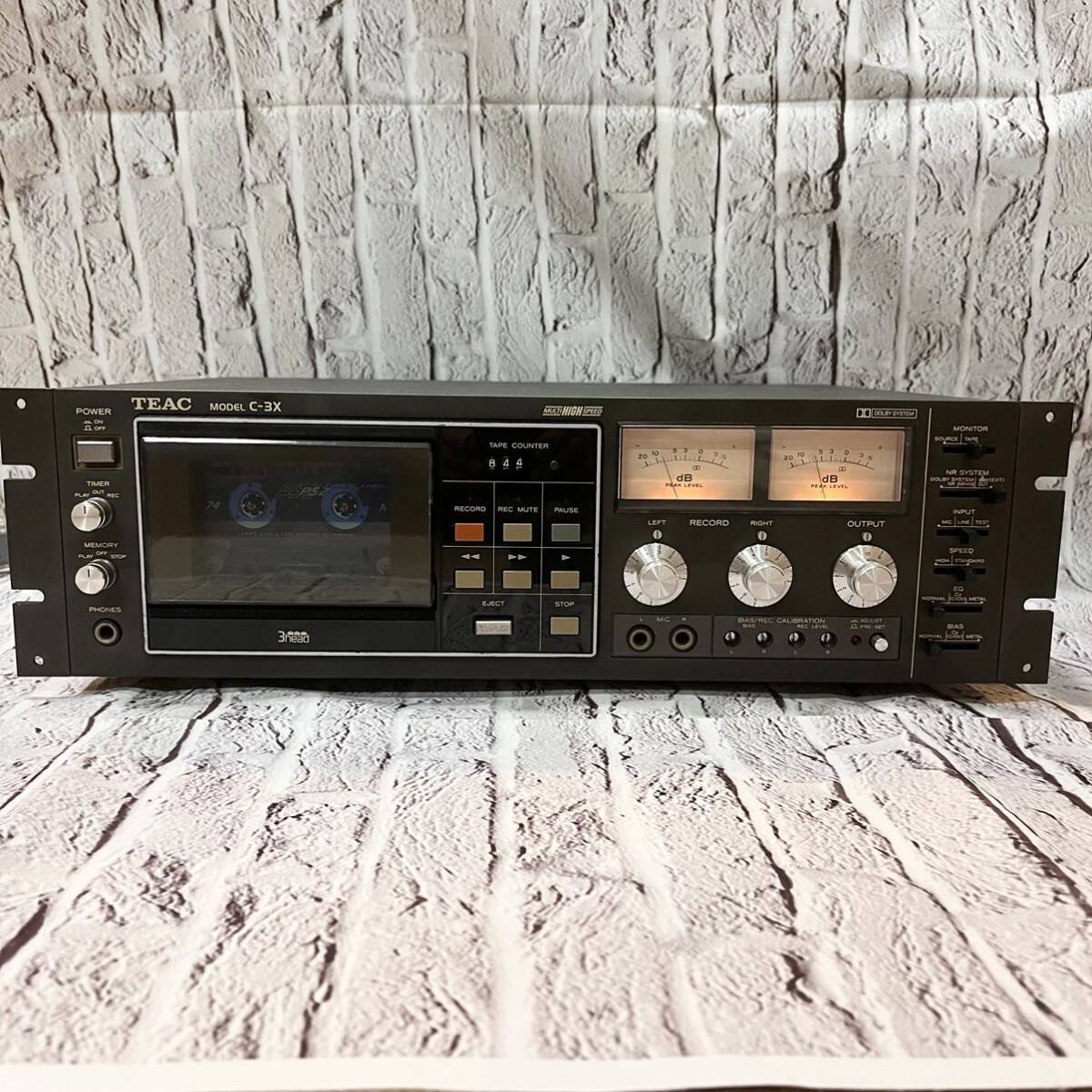 Yahoo!オークション - TEAC 3ヘッドカセットデッキ C-3X 中古品 Yahoo!オークション - TEAC 3ヘッドカセットデッキ C-3X 中古品