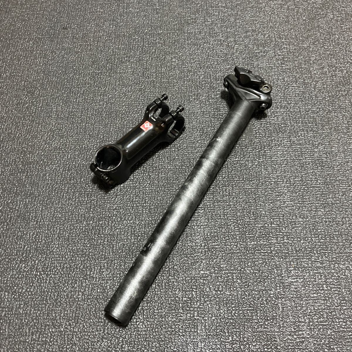 TREK FX2 純正 BONTRAGER ステム シートポスト セット blender TREK FX2 純正 BONTRAGER ステム シートポスト セット blender