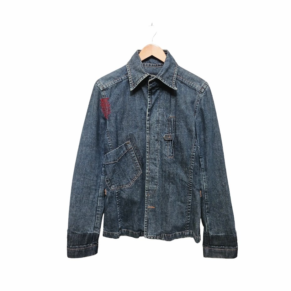 00s Y2K DSQUARED2 ディースクエアード デニムジャケット カバーオール 