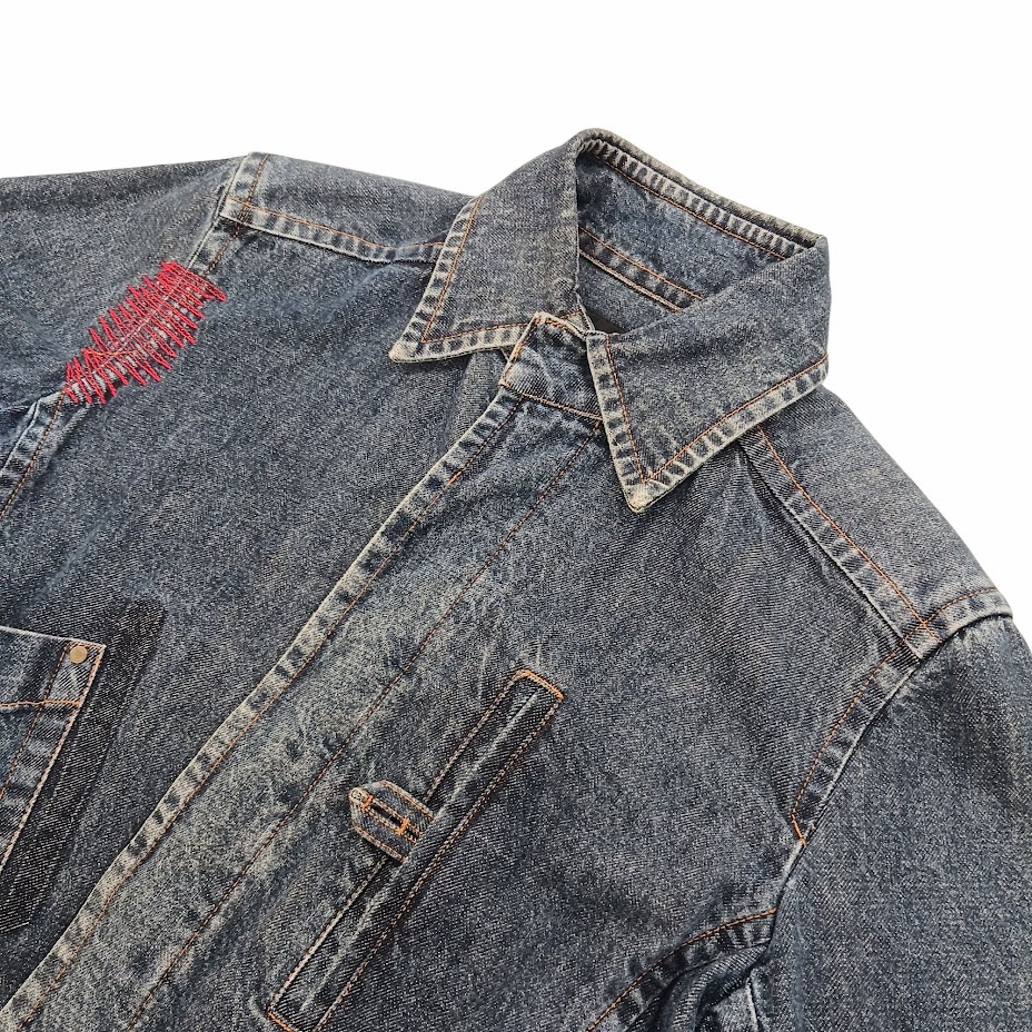 00s Y2K DSQUARED2 ディースクエアード デニムジャケット カバーオール 