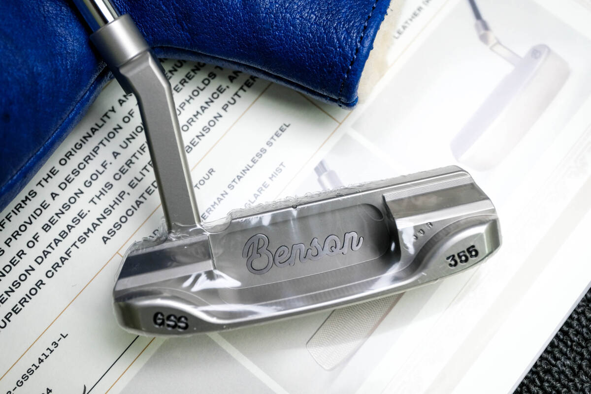 Benson BB2 GSS 埋め込み型ビッグロゴ ジャーマンステンレス ツアーパター　COA有り　新品未使用