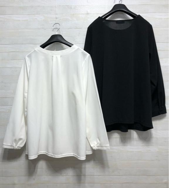  new goods *5L! work . formal also! long sleeve tops 2 pieces set!*f536