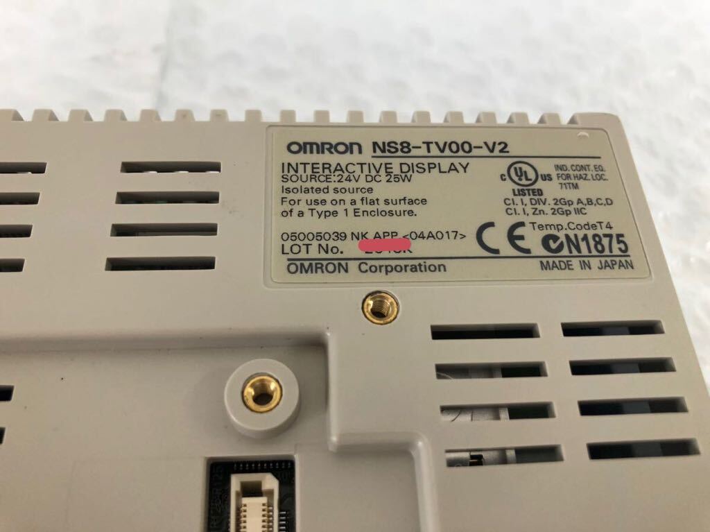 中古美品(動作確認済み)オムロンNS8-TV00-V2正規品動作保証 国内 中古美品(動作確認済み)オムロンNS8-TV00-V2正規品動作保証 国内