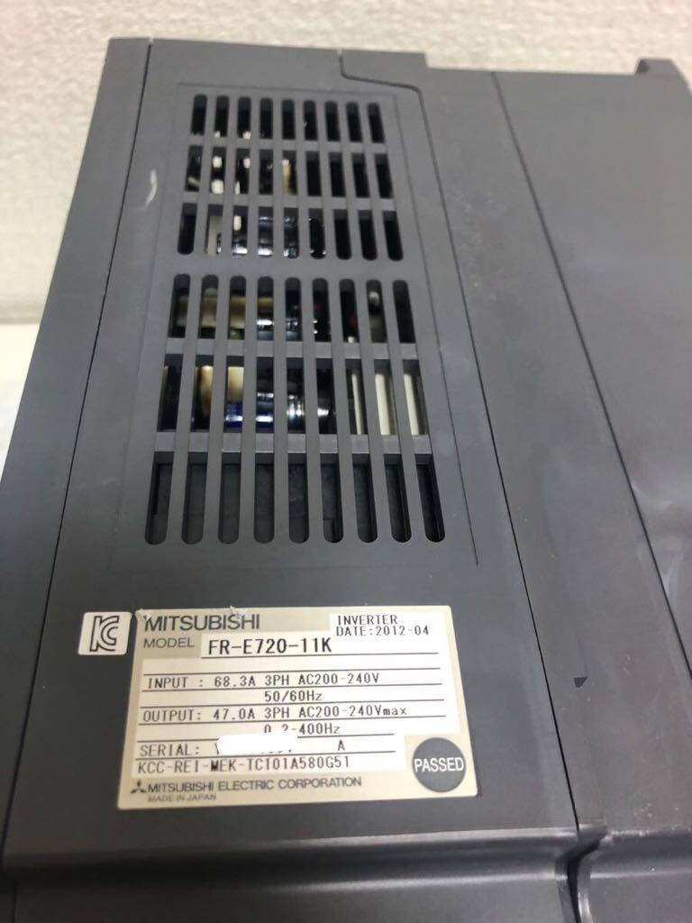 中古美品(動作確認済み)三菱電機 MITSUBISHI インバーター FR 中古美品(動作確認済み)三菱電機 MITSUBISHI インバーター FR