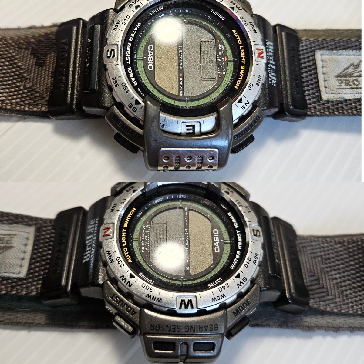 97年発売 CASIO PRO TREK BIRD LIFE PRT-40 電池切れ ジャンク 97年発売 CASIO PRO TREK BIRD LIFE PRT-40 電池切れ ジャンク