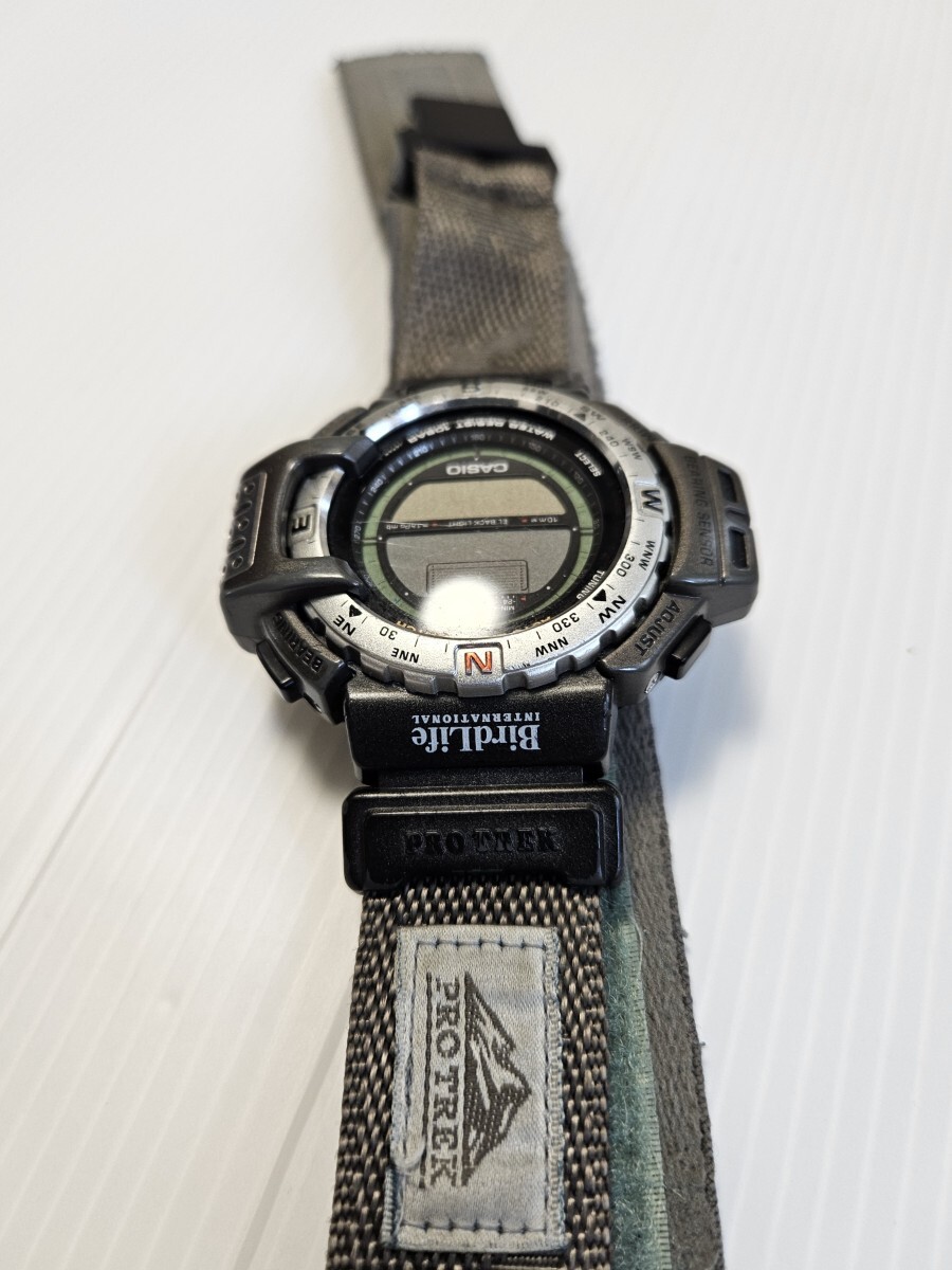 97年発売 CASIO PRO TREK BIRD LIFE PRT-40 電池切れ ジャンク 97年発売 CASIO PRO TREK BIRD LIFE PRT-40 電池切れ ジャンク