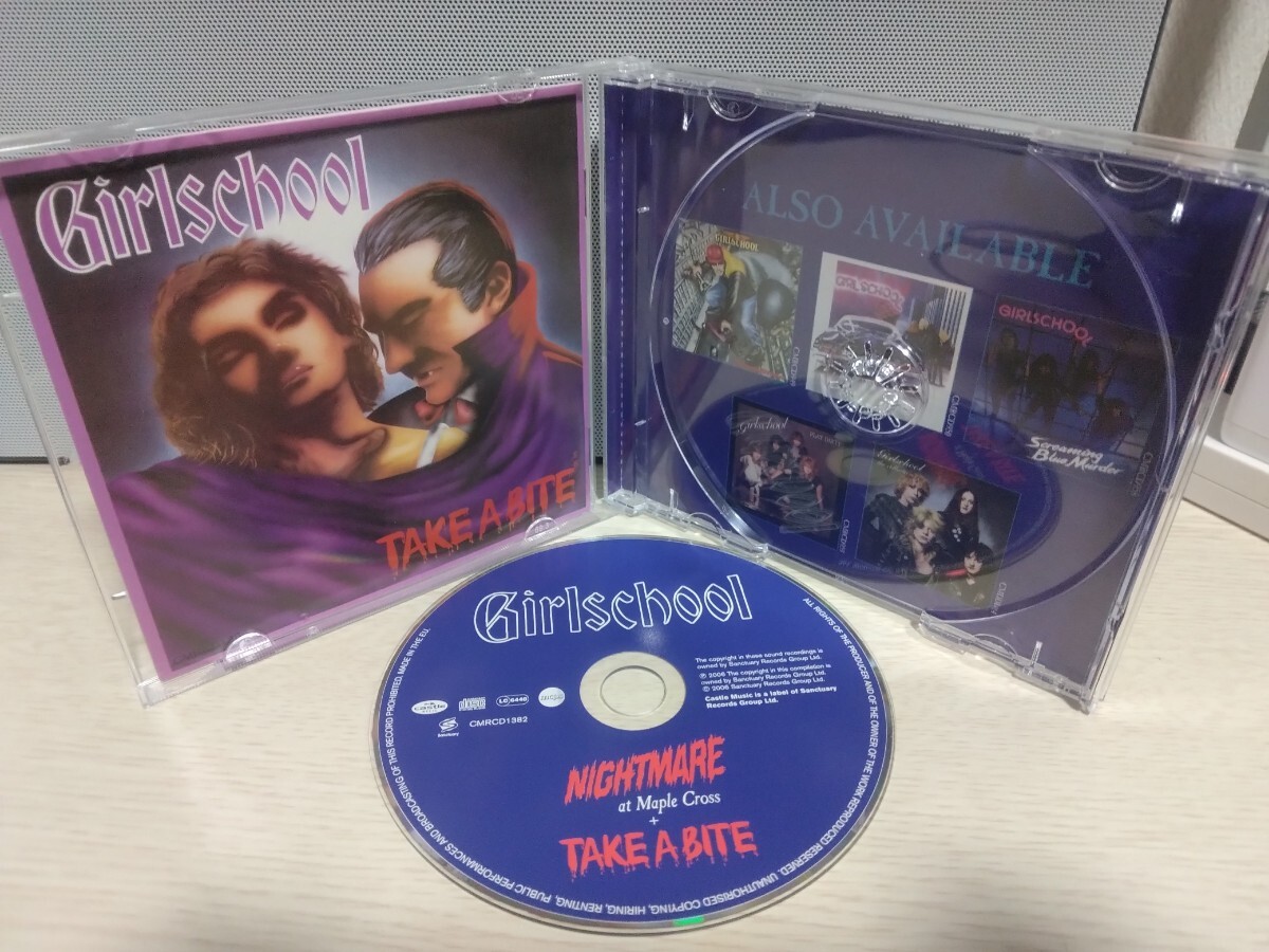 ☆GIRLSCHOOL☆NIGHTMARE AT MAPLE CROSS + TAKE 2 BITH【必聴盤