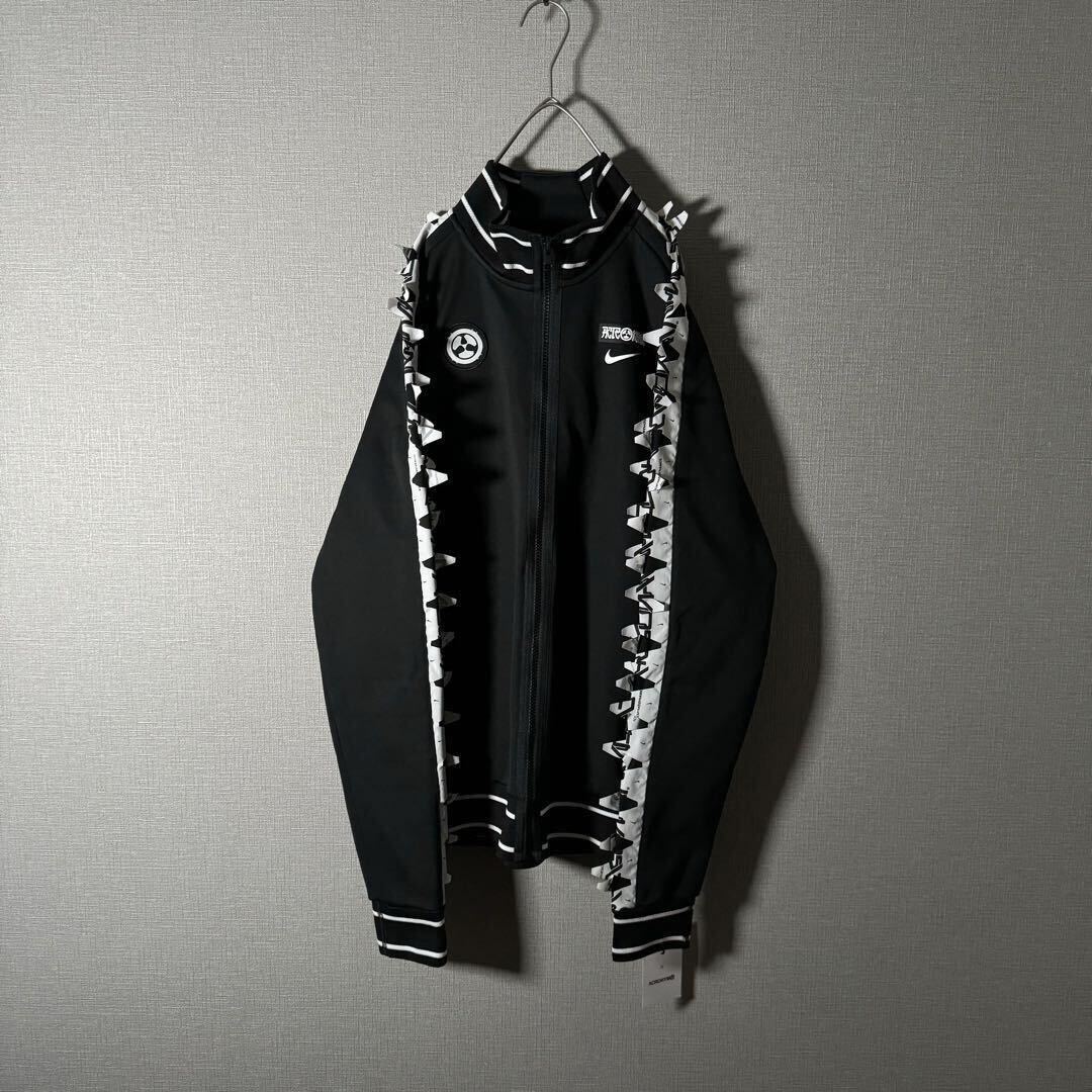 【新品未使用】NIKE×アクロニウム トラックジャケット ジャージ 黒 M 刺繍 新品・タグ付】NIKE×ACRONYMコラボ ナイキ アクロニウム