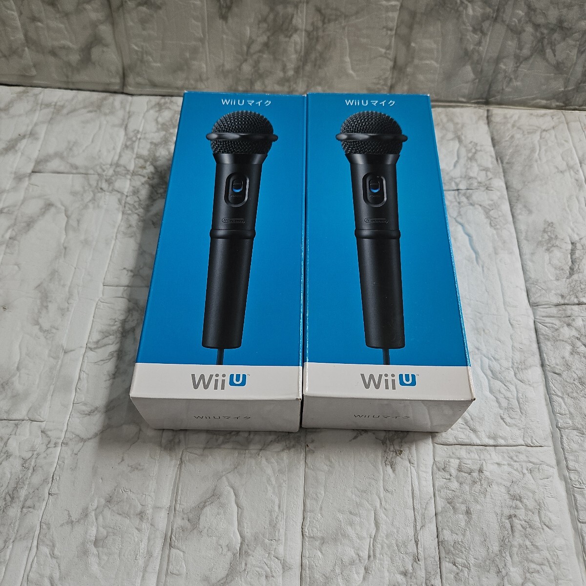 【美品】Wii U マイク 　WUP-A-MWKA　2個(gè)セット　 任天堂　マイク　コレクション