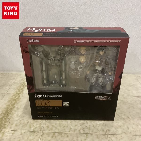 1円〜 未開封 figma 203 進撃の巨人 ミカサ・アッカーマン
