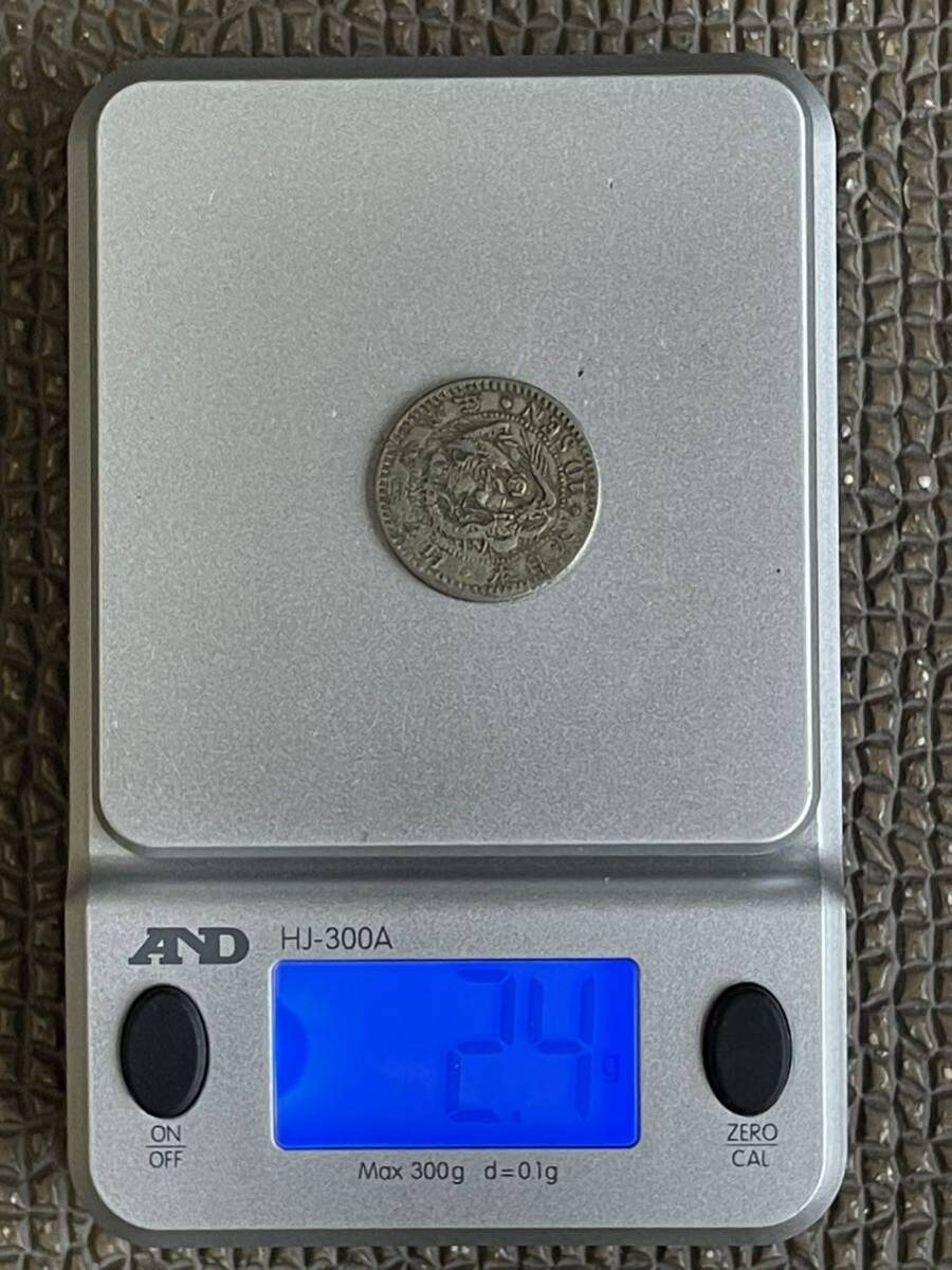 41 偽物 参考品 流通当時のニセ金 十銭 銀貨 明治28年 1枚 古銭 41 偽物 参考品 流通当時のニセ金 十銭 銀貨 明治28年 1枚 古銭