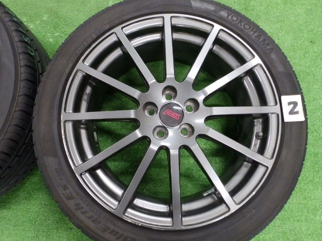 240813 H21 year Legacy (BM9) STi aluminium wheel 18 -inch 7.5J 5 hole PCD100 OFF+55 2 pcs set [2B23]