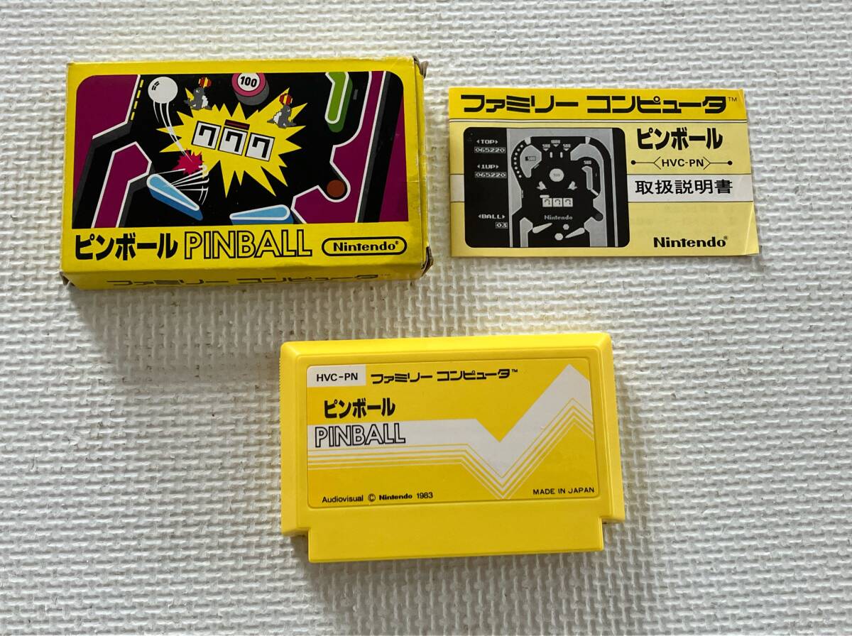 24-FC-74 ファミリーコンピュータ ピンボール PINBALL 動作品 FC 24-FC-74 ファミリーコンピュータ ピンボール PINBALL 動作品 FC