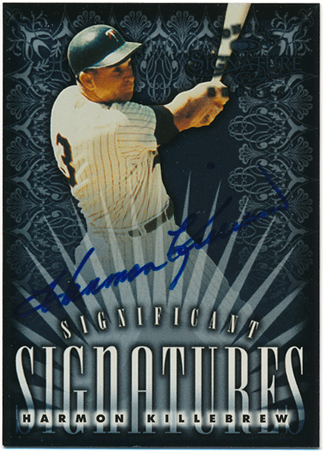 Harmon Killebrew MLB 1998 Donruss Signature Series Significant Signatures Auto 2000枚限定 オート ハーモン・キルブルー 2011年没