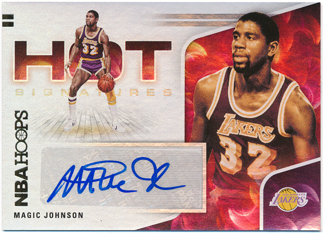 ☆ Magic Johnson 2020-21 Panini Hoops Hot Signature Auto 直筆サイン オート マジック・ジョンソン