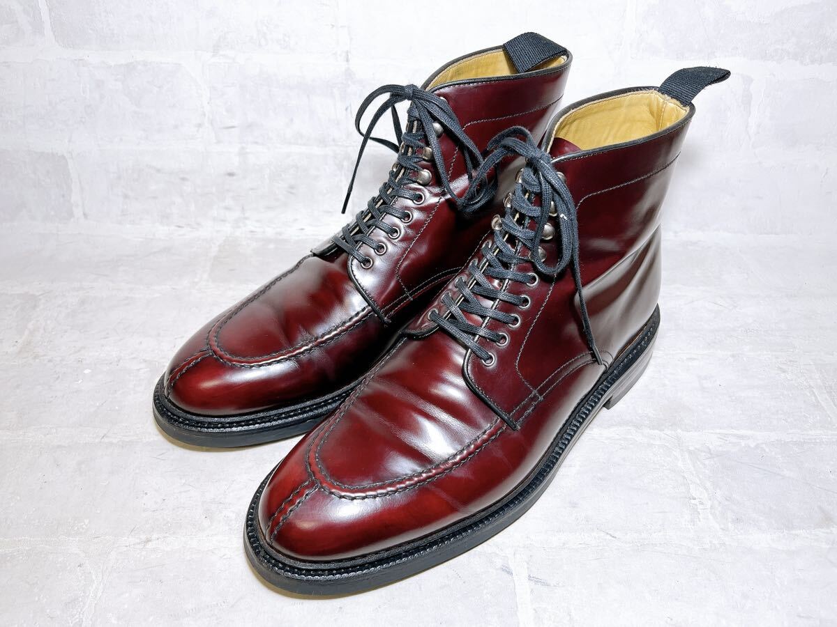 美品】Berwick別注 Hawkins バーウィック 高級 レザーブーツ 本 美品】Berwick別注 Hawkins バーウィック 高級 レザーブーツ 本