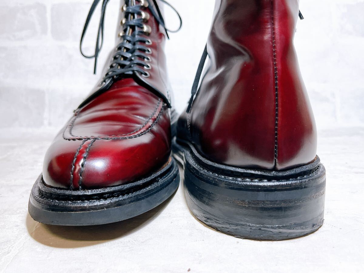 美品】Berwick別注 Hawkins バーウィック 高級 レザーブーツ 本 美品】Berwick別注 Hawkins バーウィック 高級 レザーブーツ 本