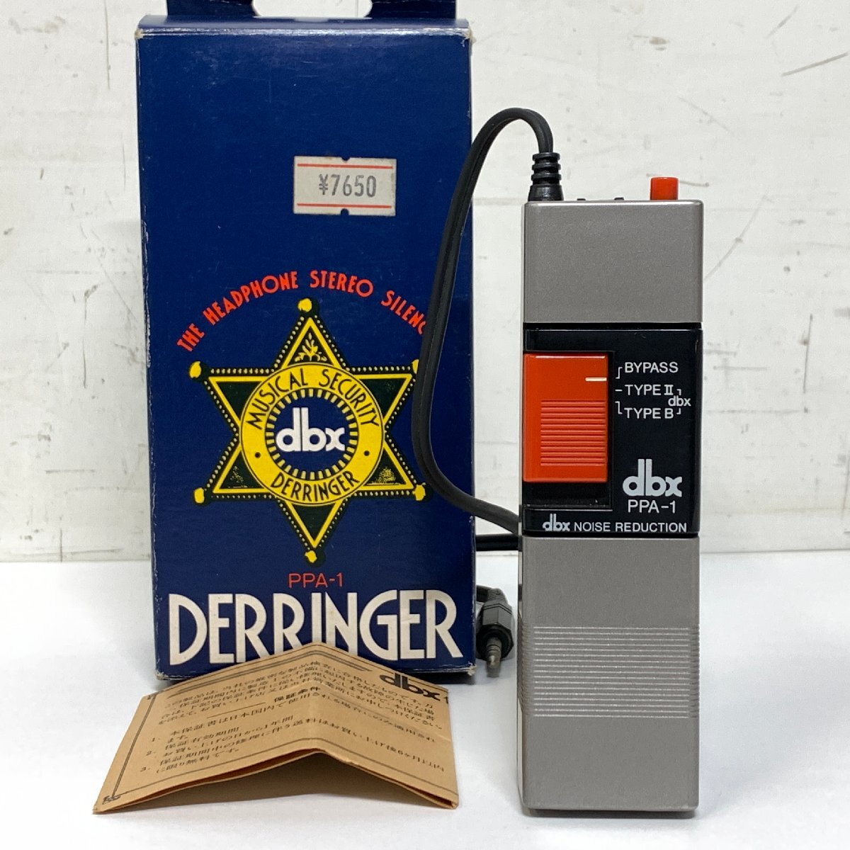 その他 dbx DERRINGER PPA-1 Yahoo!オークション - 【ジャンク】dbx PPA-1 DERINGER 元箱付き