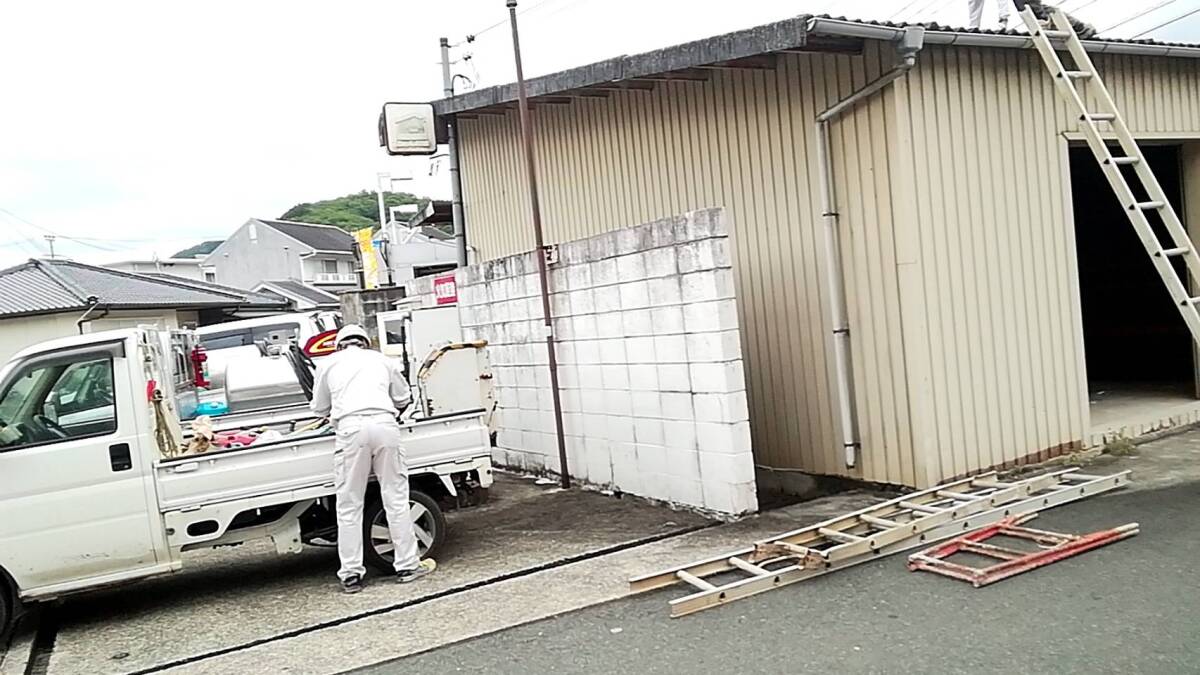 鉄骨倉庫骨組みのみ 事務所 車庫 中古 物置 農業倉庫 ガレージ 鉄骨倉庫骨組みのみ 事務所 車庫 中古 物置 農業倉庫 ガレージ