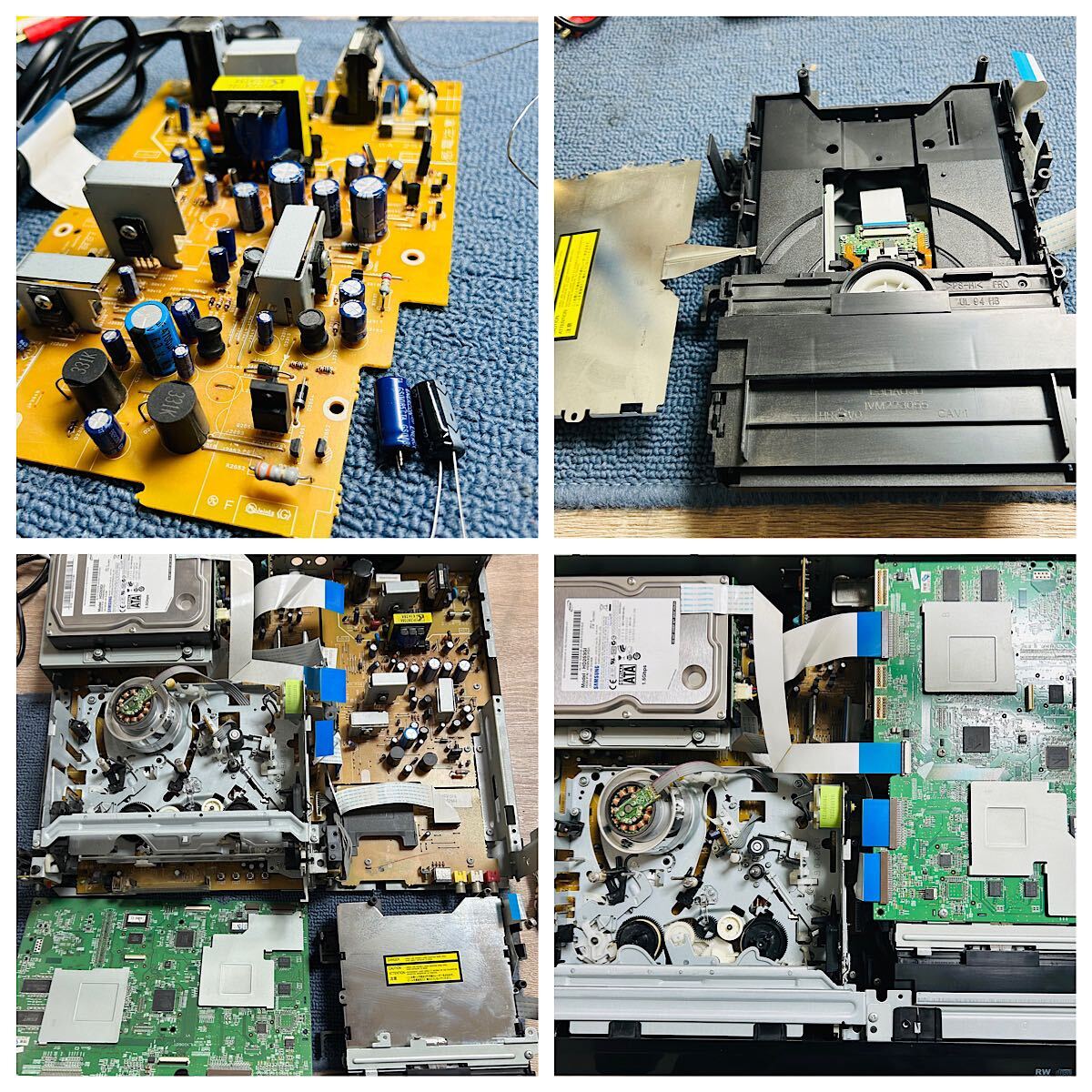 希少2011年製モデル】TOSHIBA D-W255K ダビング機能搭載 分解 希少2011年製モデル】TOSHIBA D-W255K ダビング機能搭載 分解