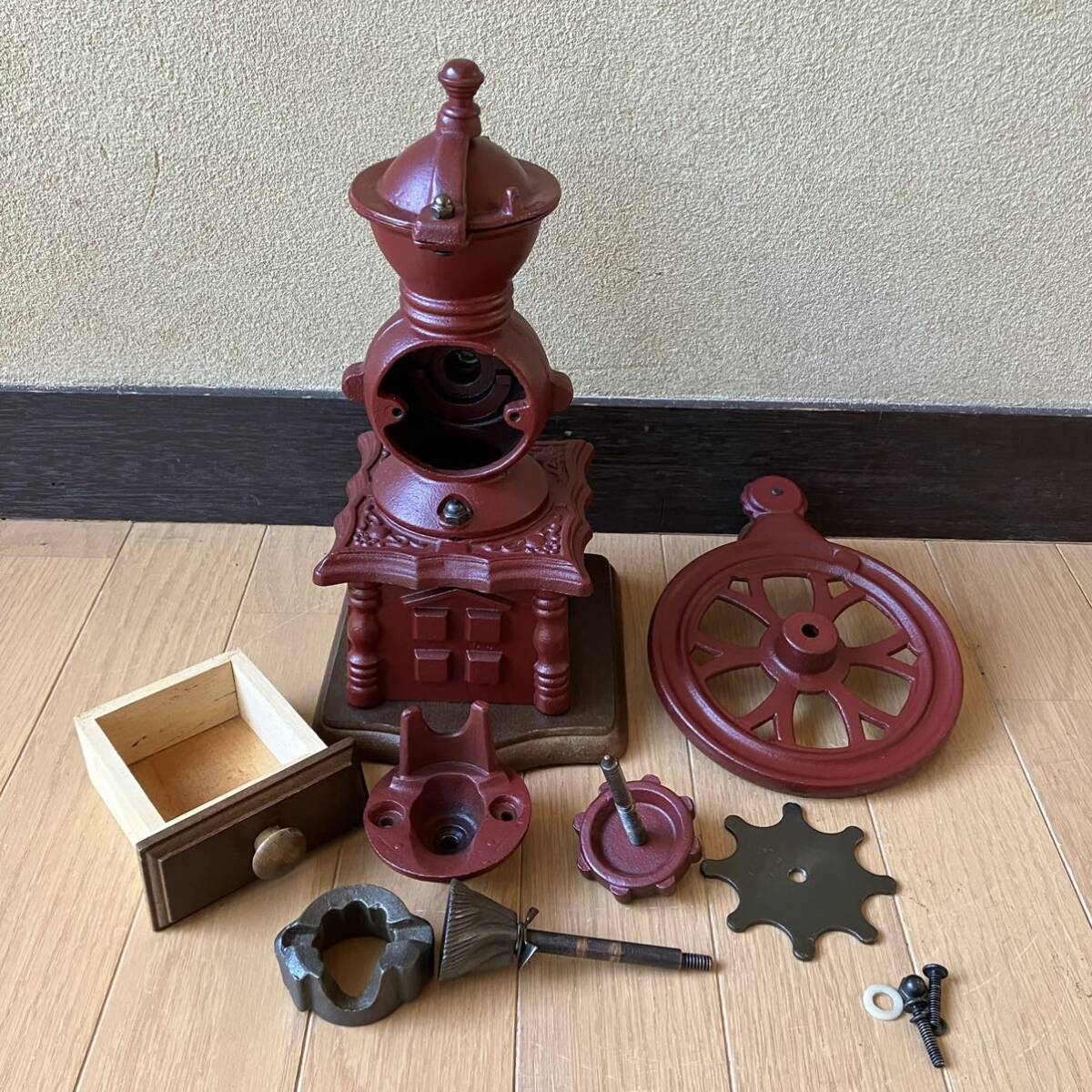程度美品 カリタ 動輪ミル コーヒーミル 検索 グラインダー